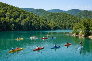 Foto: Ilustracija/borsko jezero,regata,bor,plovila,kajak,sup,tropski bar,kamp,rekreacija,letovanje